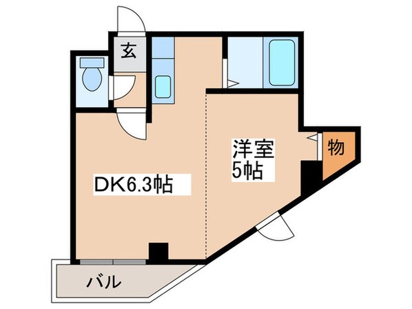 パ－クヒルズ中央４１１の物件間取画像